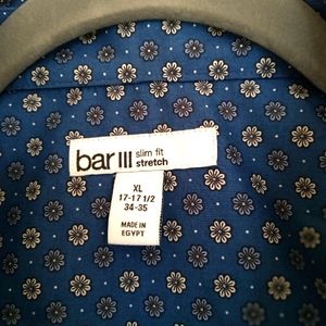 Bar III Longsleeve Blue Shirt